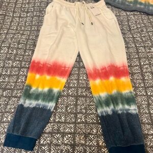 Feat Colorful Tie-Dye Sweatpants